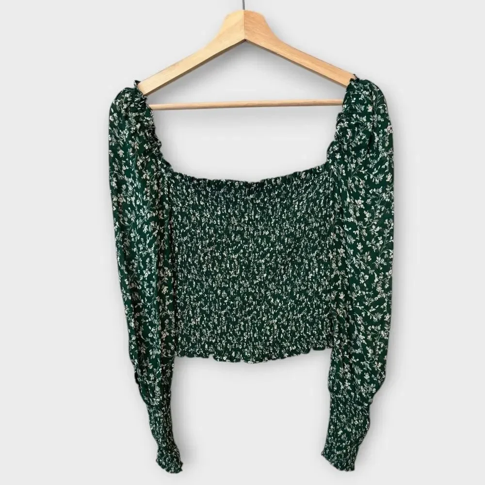 Reformation Pinto Smocked Top Size XS